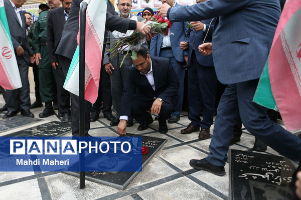 بازدید نماینده دولت و وزیر آموزش و پرورش از پروژه‌های عمرانی شهرستان سوادکوه