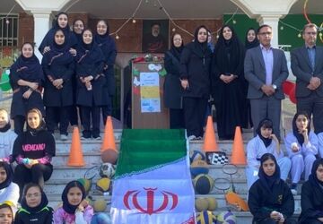 المپیاد ورزشی در مدرسه فاطمیه با حضور مسئول تربیت‌بدنی؛ گامی به‌سوی نشاط و سلامت دانش‌آموزان