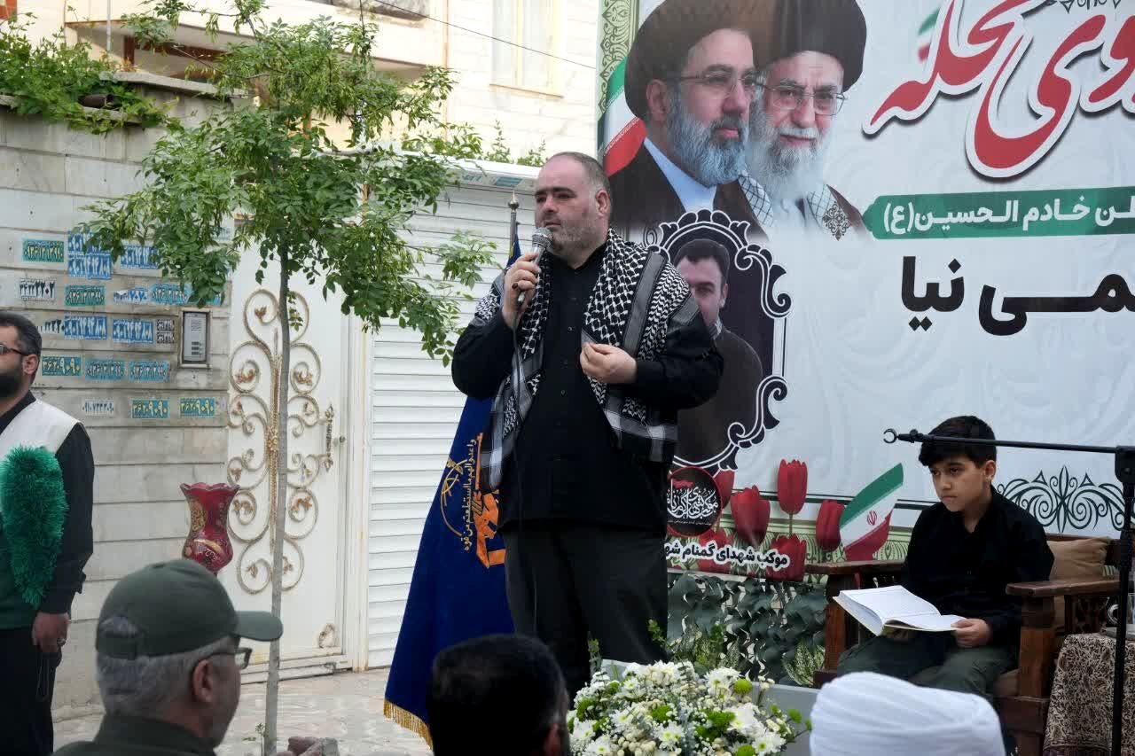 مراسم خادم الحسین شهید ابوذر رستمی‌نیا در کرج