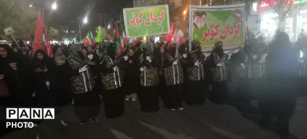 رزمایش جانفدا در تربت حیدریه؛ رژه با شکوه خودرویی و موتوری گردان‌های بسیج 