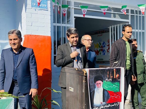 مراسم استقبال از شهید گمنام در شهرستان مه‌ولات