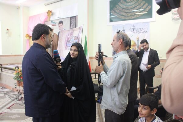 آیین کلنگ زنی احداث سه واحد آموزشی در قم