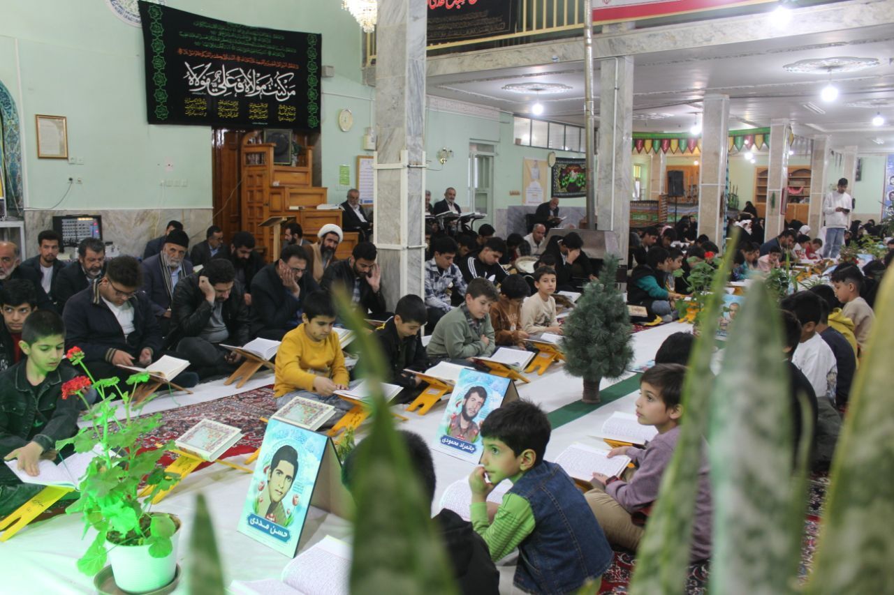 محفل باشکوه انس با قرآن کریم در شهر چلیچه