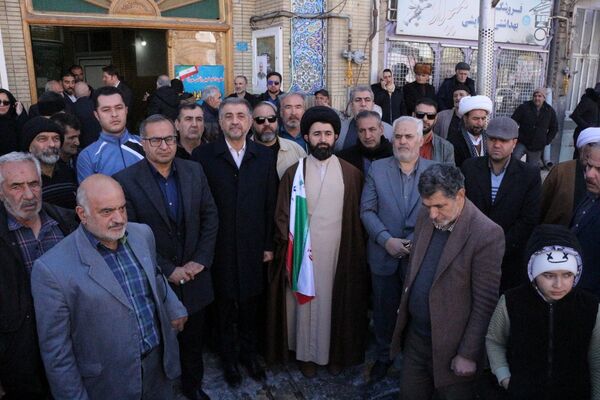 راهپیمایی محکومیت اقدامات تروریستی آمریکا و رژیم صهیونیستی در شهرستان فیروزکوه