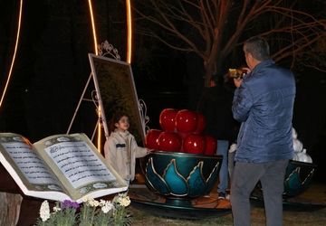 استقبال از میهمانان نوروزی در شهرستان بافت