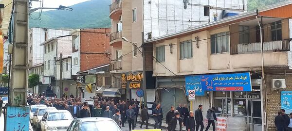 تشییع پیکر جانباز هشت سال دفاع مقدس در سوادکوه