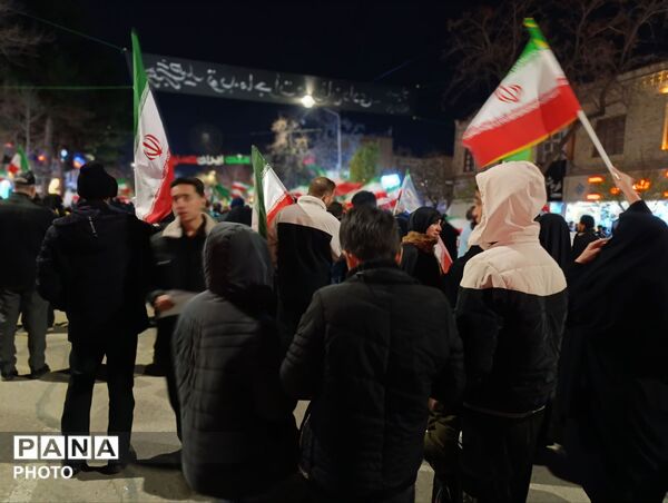 فریاد همبستگی از خیابان‌های نیشابور