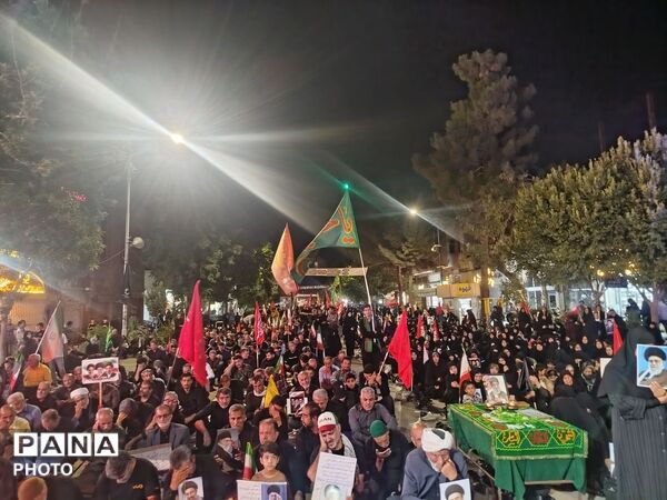 عزاداری امام حسین (ع)در صد و بیست و نهمین شب-۱