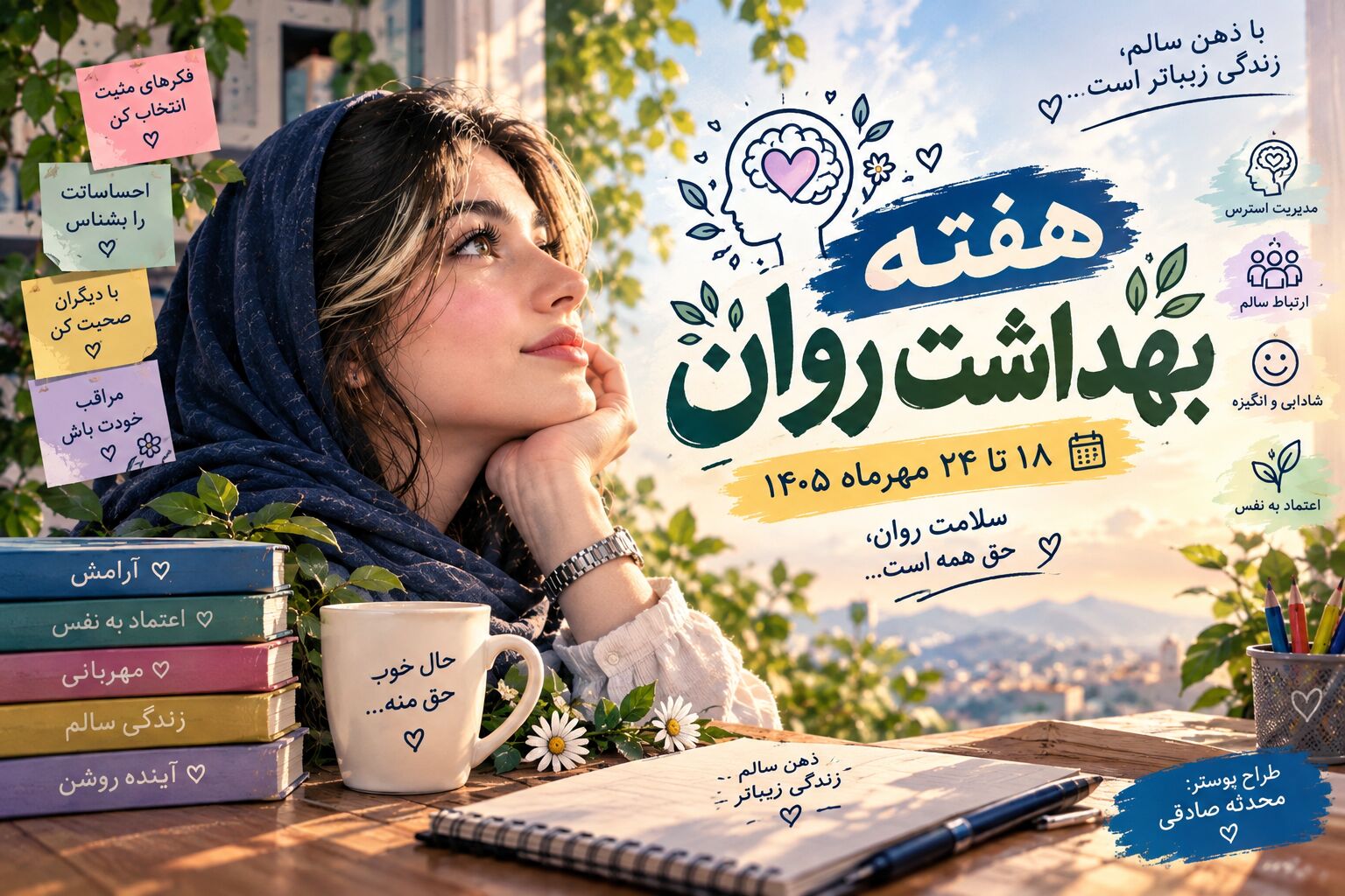  گامی به‌سوی ذهنی سالم و زندگی زیبا