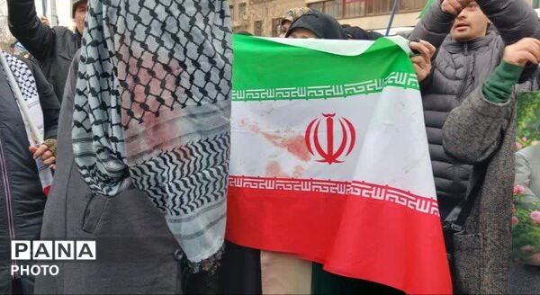 حضور حماسی مردم تهران در راهپیمایی روز قدس