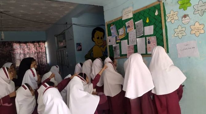 انتخابات شورای دانش‌‌آموزی دبستان عصمتیه حاجی‌آباد