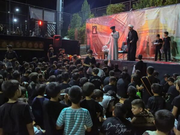 محفل عزاداری «نوجوانان» در پردیسان قم