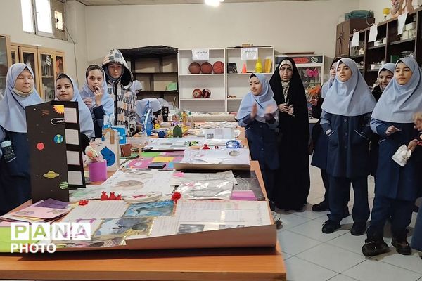 نمایشگاه طرح جابر در دبستان شهید مجید مجیدی ناحیه دو شهرری 