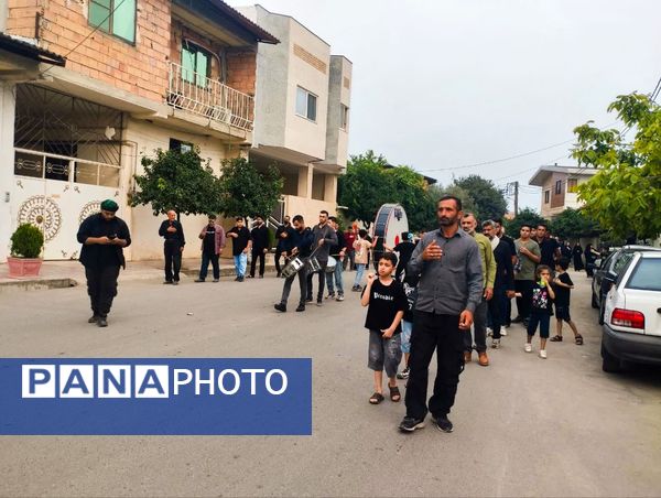 پیاده‌روی جاماندگان اربعین در میاندورود 