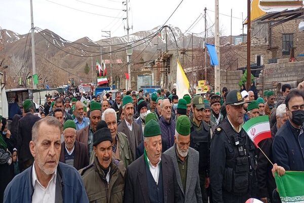 راهپیمایی یوم‌الله ۲۲بهمن ماه،  سالگرد ۴۷سالگی انقلاب اسلامی در شهر بار