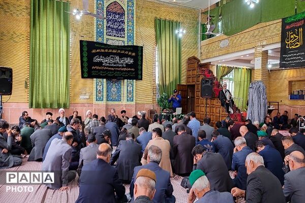 مراسم عزاداری شهادت امام جعفر صادق علیه السلام در حسینیه شهربار