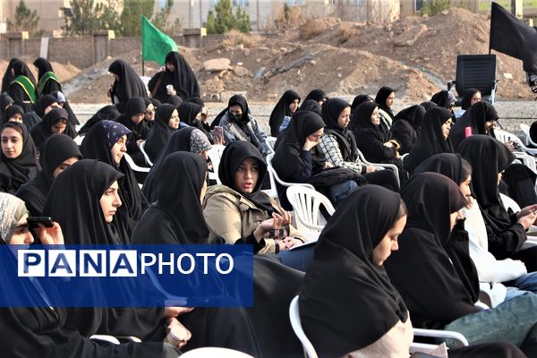 مراسم دومین سالگرد خاکسپاری شهید گمنام آموزشکده فنی دختران قم