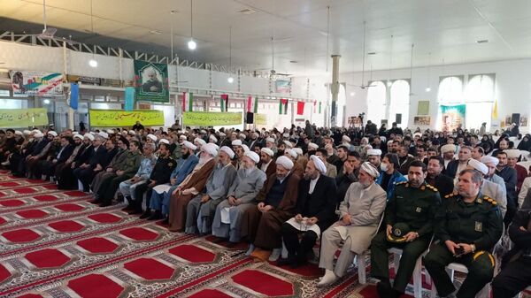 همایش میثاق بصیرت برادری و هفته مقاومت در مسجد قبا شهرستان بندرترکمن
