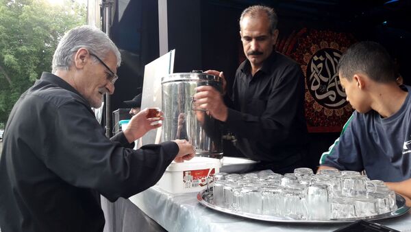 خدمت‌رسانی موکب ریحانه الحسین شهرستان شازند