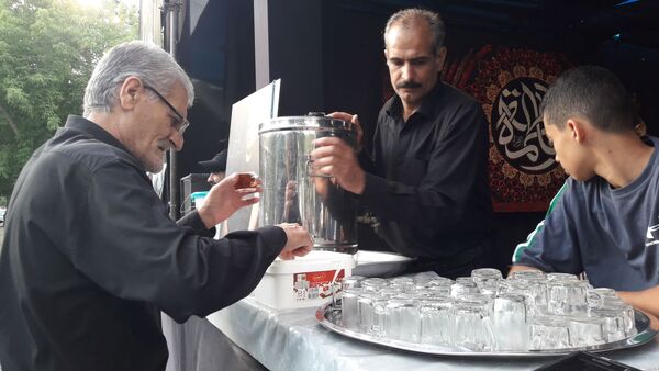خدمت‌رسانی موکب ریحانه الحسین شهرستان شازند