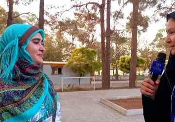 دانش‌آموزان شرکت‌کننده در جشنواره فرهنگی و هنری «امید فردا» از حس و حال خود می‌گویند