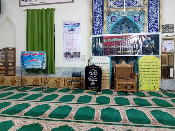 مراسم ایام فاطمیه در مسجد پنج تن آشخانه