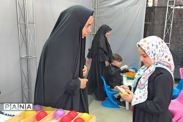 خدمت رسانی اداره آموزش و پرورش کهریزک در موکب عشاق الحسین اربعین