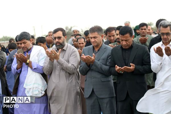 برگزاری نماز عید فطر در شهرستان ریگان