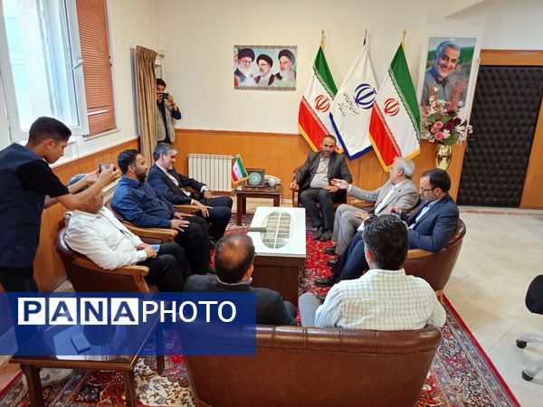 نشست مشاور وزیر آموزش و پرورش با فرماندار کاشمر