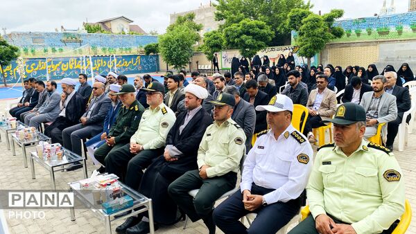 نواخته شدن زنگ سپاس معلم در باخرز