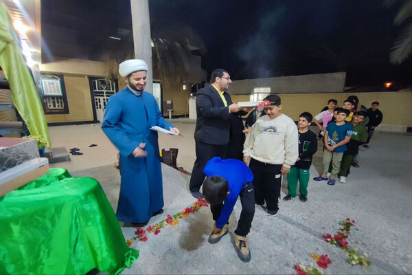 اعتکاف دانش‌آموزی پسران در مسجد النبی (ص) شهرستان جم