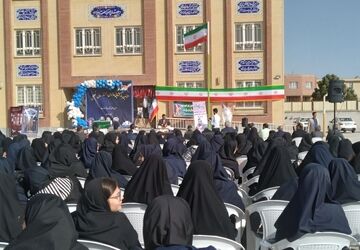 آئین بازگشایی مدارس در شهرستان گلبهار