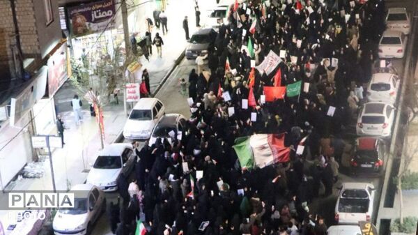 خرمدشت کرج یک‌صدا در عزای رهبر شهید امت انقلاب