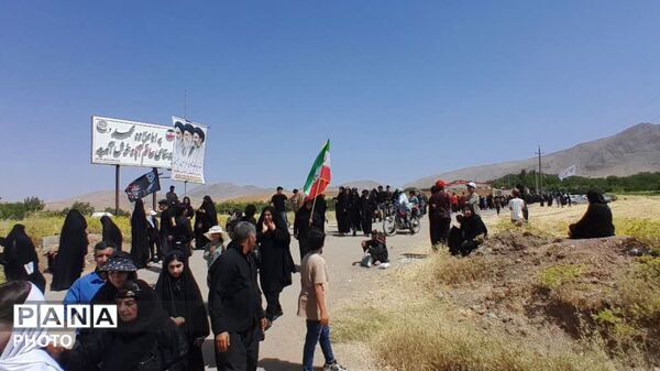 نوای جاماندگان در جاده عشق؛ طنین نام حسین (ع) در مسیر پیرکه تا پیرمحمدشاه