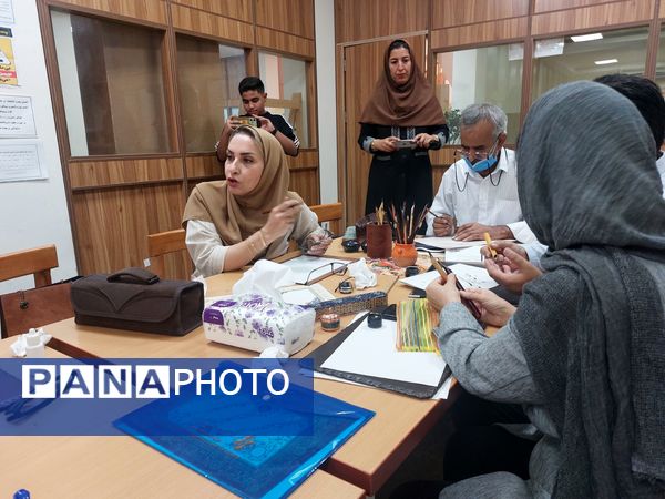 گردهمایی هنرمندان به مناسبت بزرگداشت استاد شهریار در شهرستان حاجی آباد