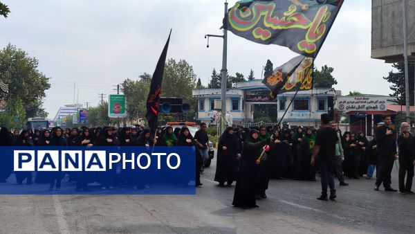 آیین دسته‌روی شهادت امام رضا(ع) در قائمشهر 