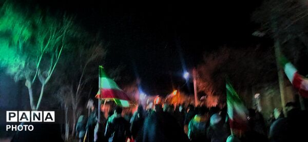 اجتماع و راهپیمایی در روستای همت آباد باخرز
