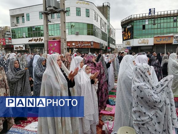  نماز عید فطر در شهرستان آبیک