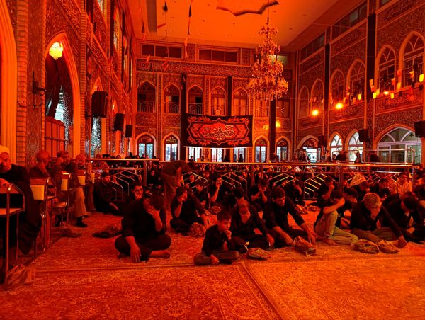 برگزاری مراسم شب ششم عزاداری امام حسین(ع) در تکیه ابوالفضلی نیشابور