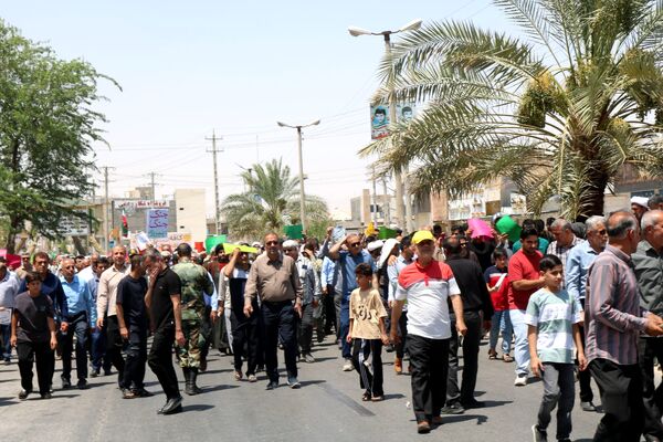 فریاد «مرگ بر اسرائیل» در لامرد طنین انداز شد