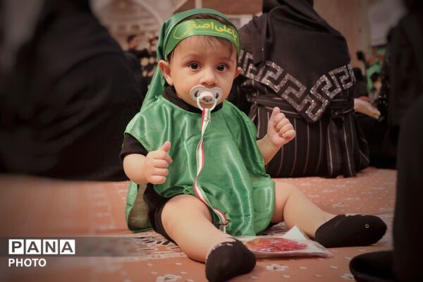 موجِ ارادت مادران گرگانی به کوچک‌ترین سرباز کربلا
