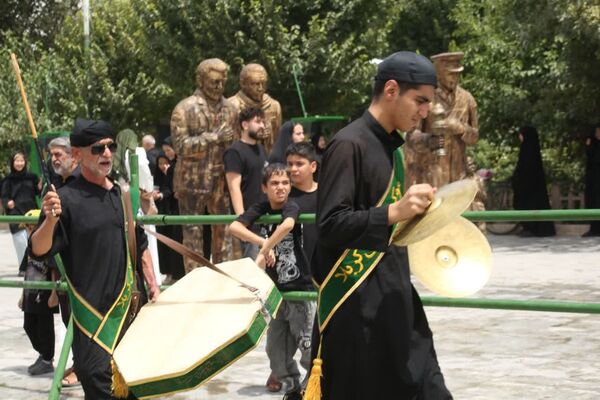جلوه‌هایی از عزاداری تاسوعای حسینی در قم