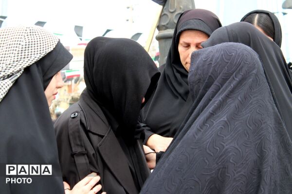 تشییع شهید جنگ رمضان امیررضا قدرتی