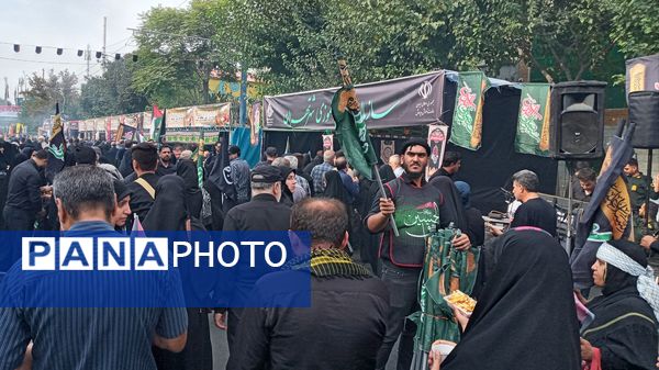 برپایی موکب عشاق الحسین سازمان دانش‌آموزی شهر تهران