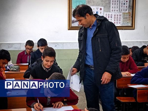 امتحانات نوبت اول در دبیرستان میثاق 