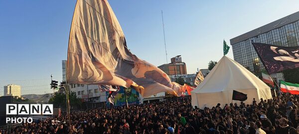 آیین خیمه سوزان عصر عاشورا در مشهد