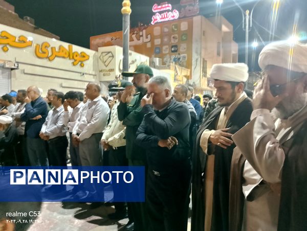 تجمع مردم رودان در محکومیت ترور شهید سیدحسن نصرالله