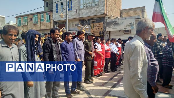 تجمع مردم قلعه‌گنج در محکومیت اسرائیل و ترور شهید سیدحسن نصرالله