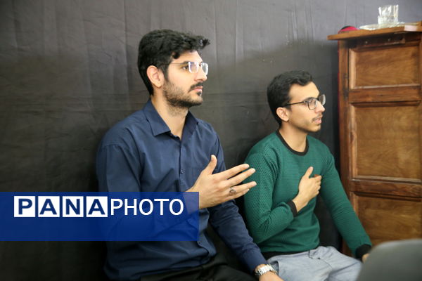 مراسم عزاداری ایام فاطمیه توسط دانش‌آموزان تنگستانی