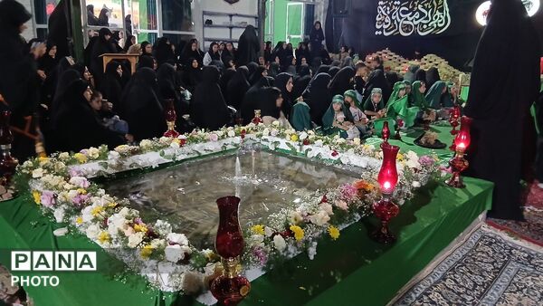 سرتشنیز در سوگِ دردانه حسین (ع)
